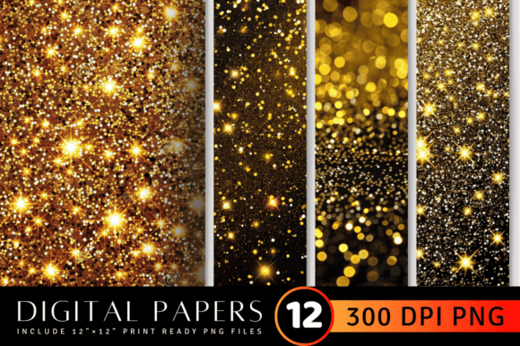Download Gold Glitter Texture Sparkling Digital P - Texture Collection