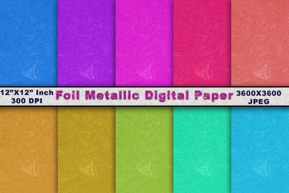 Download Foil Metallic Texture Digital Paper - Texture Collection