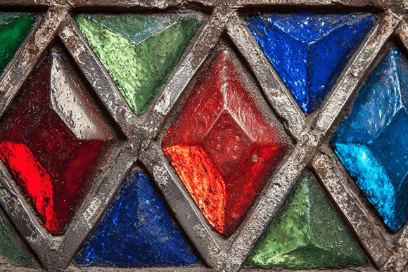 Download Textured Gemstone Diamond Stained Glass - Texture Collection