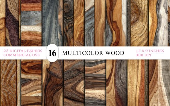 Download Natural Multicolor Wood Grain Texture - Texture Collection