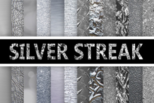 Download Silver Streak - Silver Digital Paper Textures - Texture Collection