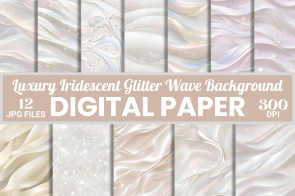 Download Luxury Iridescent Glitter Wave Texture - Texture Collection