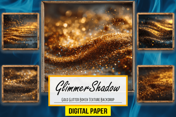 Download Gold Glitter Bokeh Texture Backdrop Arts - Backdrop Collection
