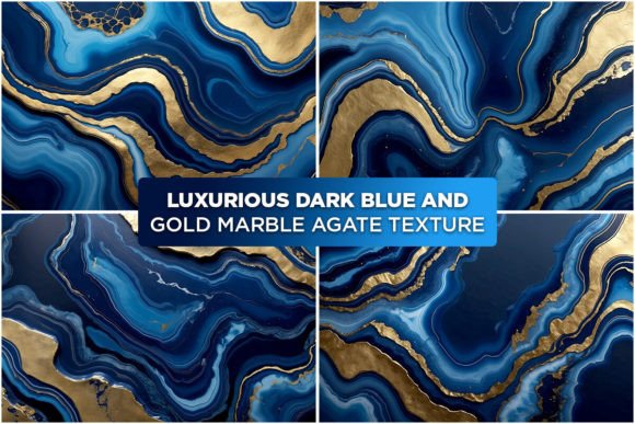 Download Luxury Dark Blue and Gold Marble Texture - Texture Collection