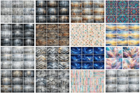 Download 172 Digital Background Textures Bundle - Texture Collection
