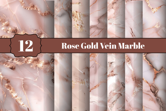 Download Rose Gold Vein Marble Texture Paper - Texture Collection