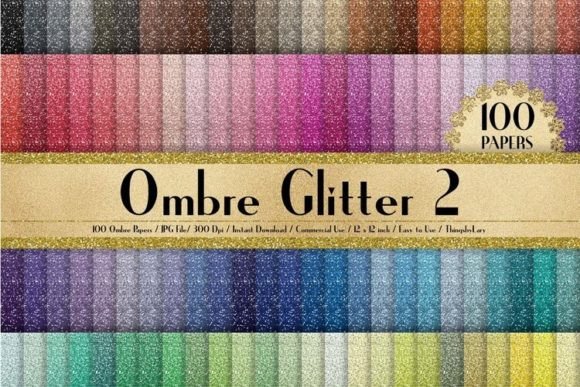 Download Seamless Ombre Glitter Texture Paper - Texture Collection