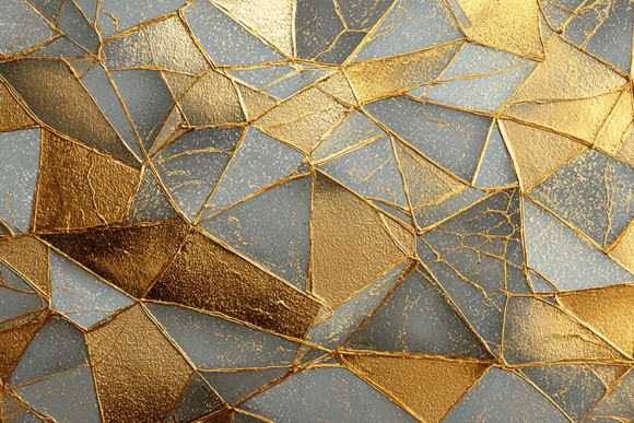 Download Gold Gray Geometric Marble Texture - Texture Collection