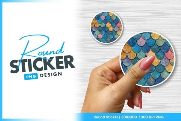 Download Round Textured Pattern Mermaid Scales - Texture Collection