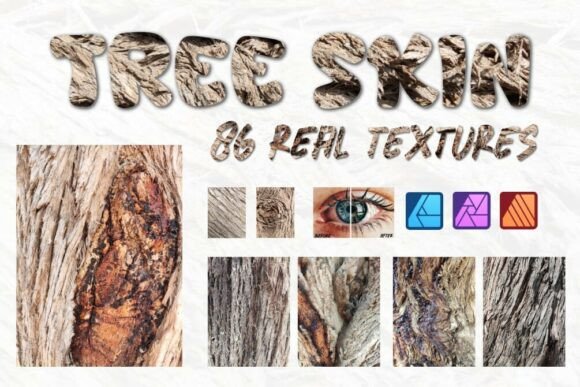 Download Tree Skin Textures Assets for Affinity - Texture Collection