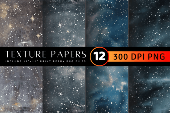 Download Silver Starry Night Texture Digital Pape - Texture Collection