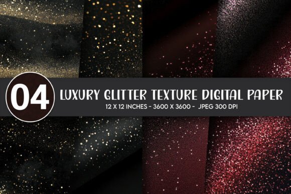 Download Luxury Glitter Texture Digital Paper - Texture Collection