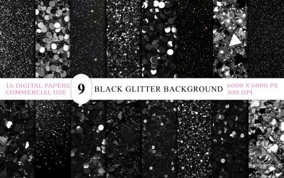 Download Black Glitter Background Textures - Texture Collection