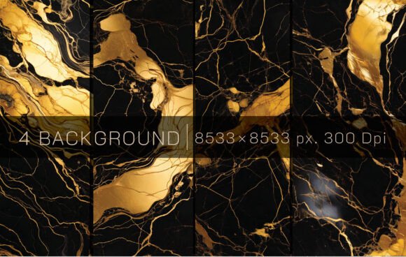 Download 4 Elegant Gold Foil Marble Texture, - Texture Collection